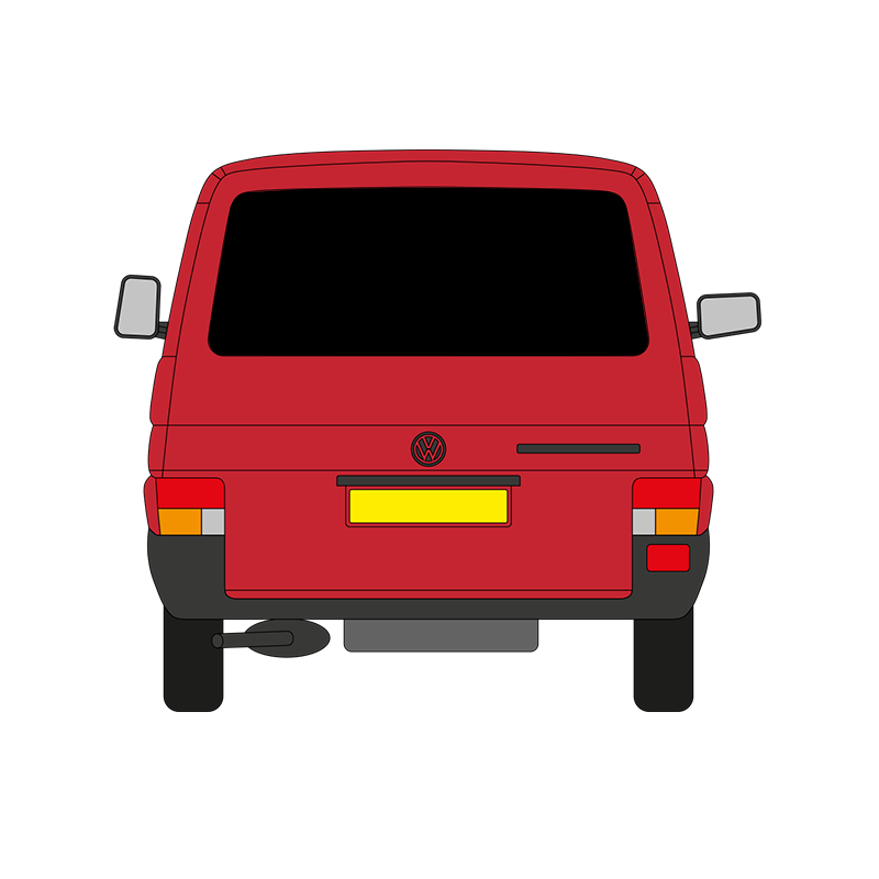 Van Rear Window - Volkswagen Transporter T4 - Tailgate | CG