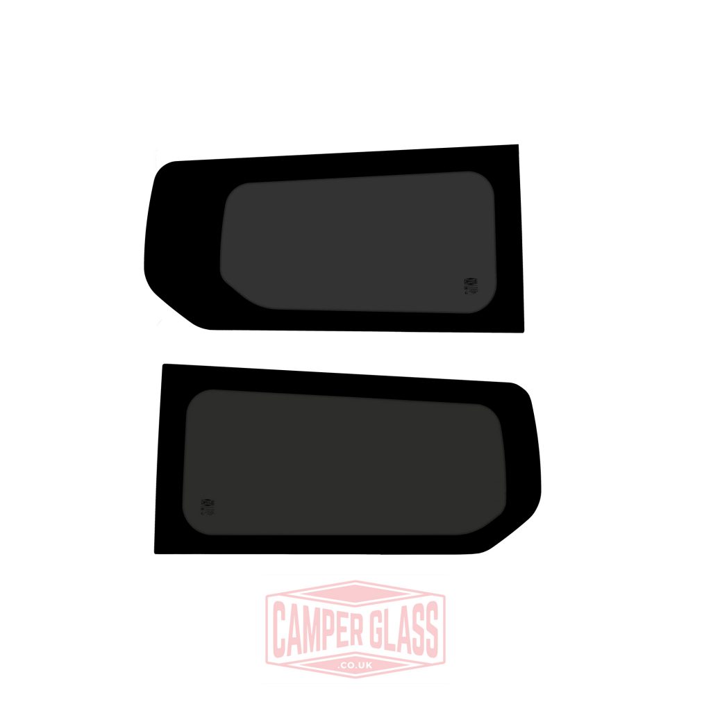Pair Of Transit Custom SWB Rear Quarter Privacy Windows Transit