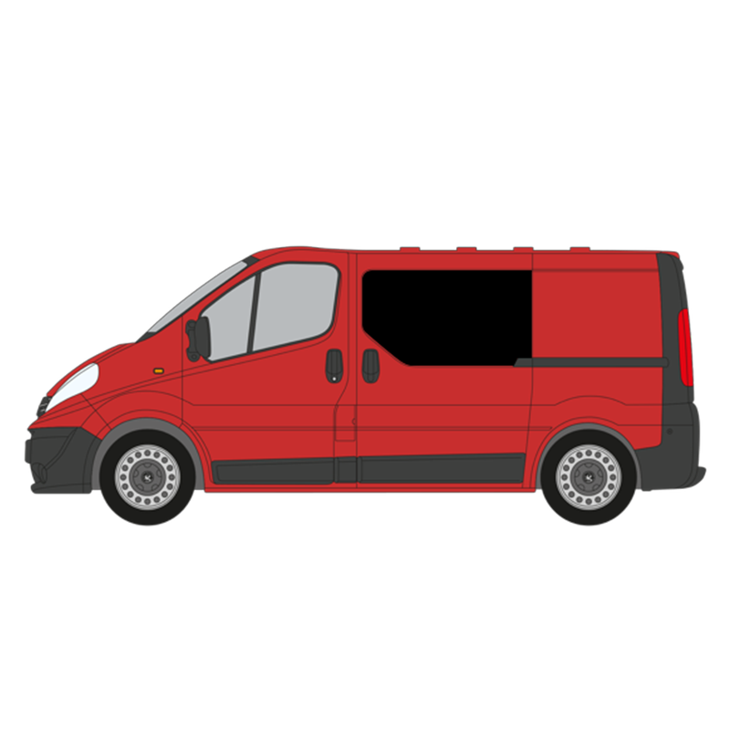 Vivaro (2001-14)/Primastar/Trafic - Fixed Window - Passenger Side - For Sliding Door - Privacy Glass - Image 2