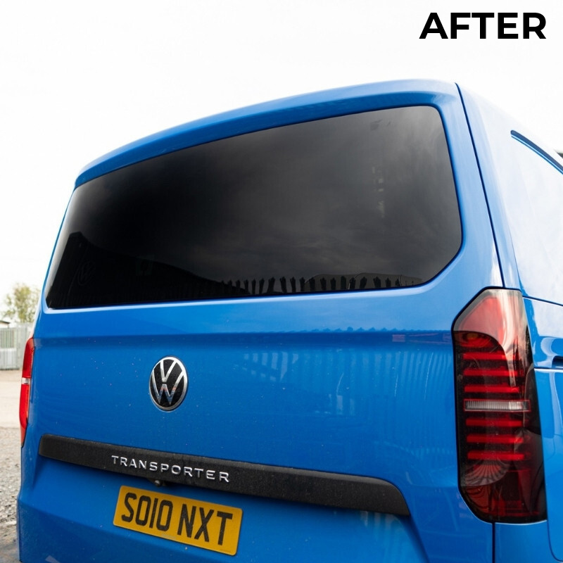VW Transporter T7 Tailgate Fixed Window Privacy Glass 2025 VW Transporter T7 Tailgate Fixed Window Privacy Glass 2025