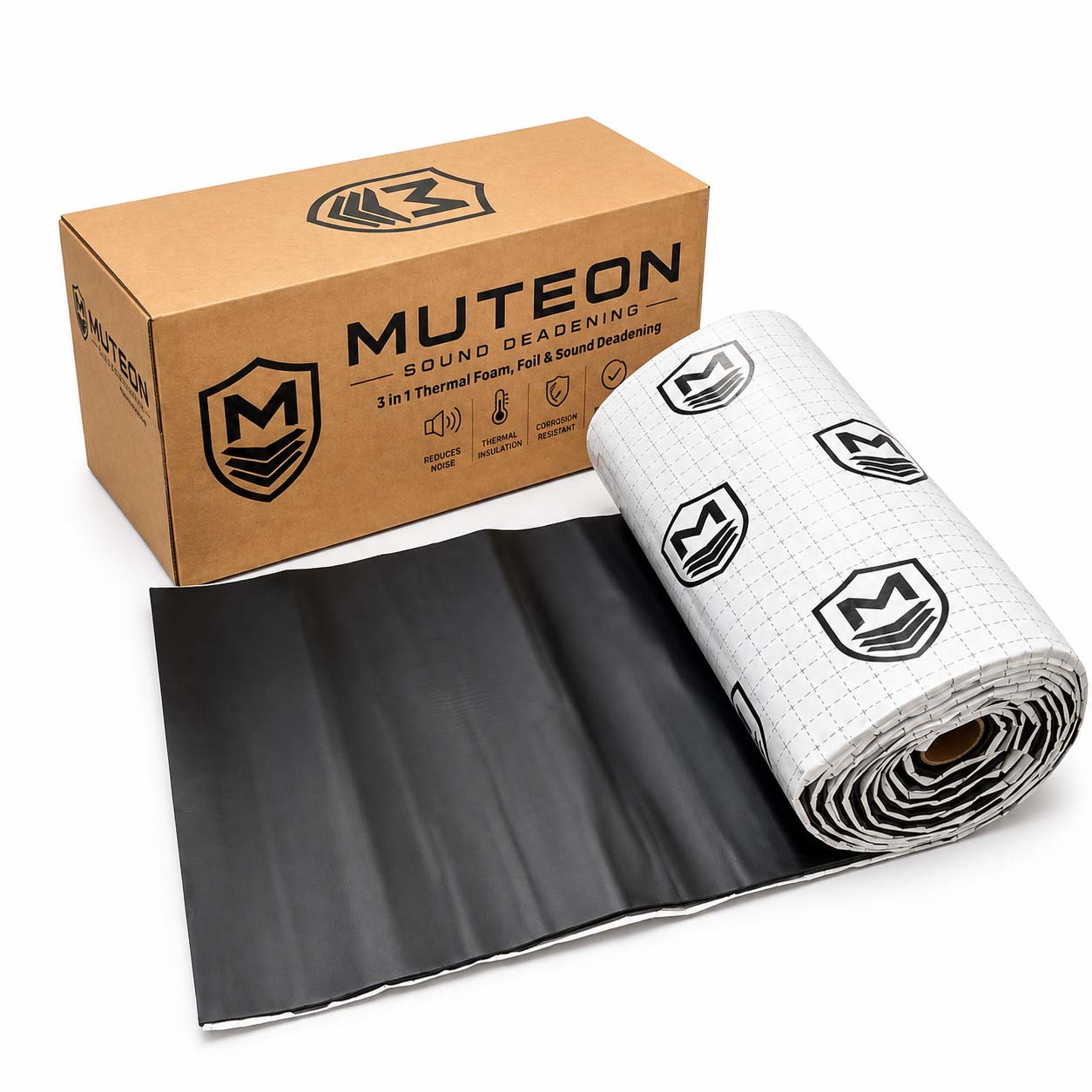 MUTEON 3-in-1 Sound Deadening & Insulation Roll - 7mm (2.5 sqm)